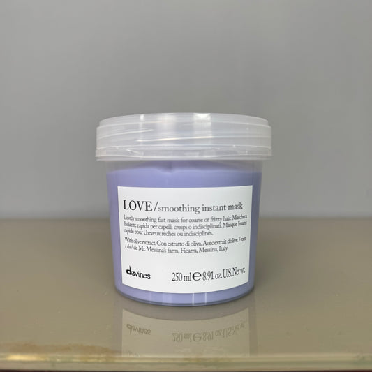 Maschera lisciante istantanea per capelli crespi