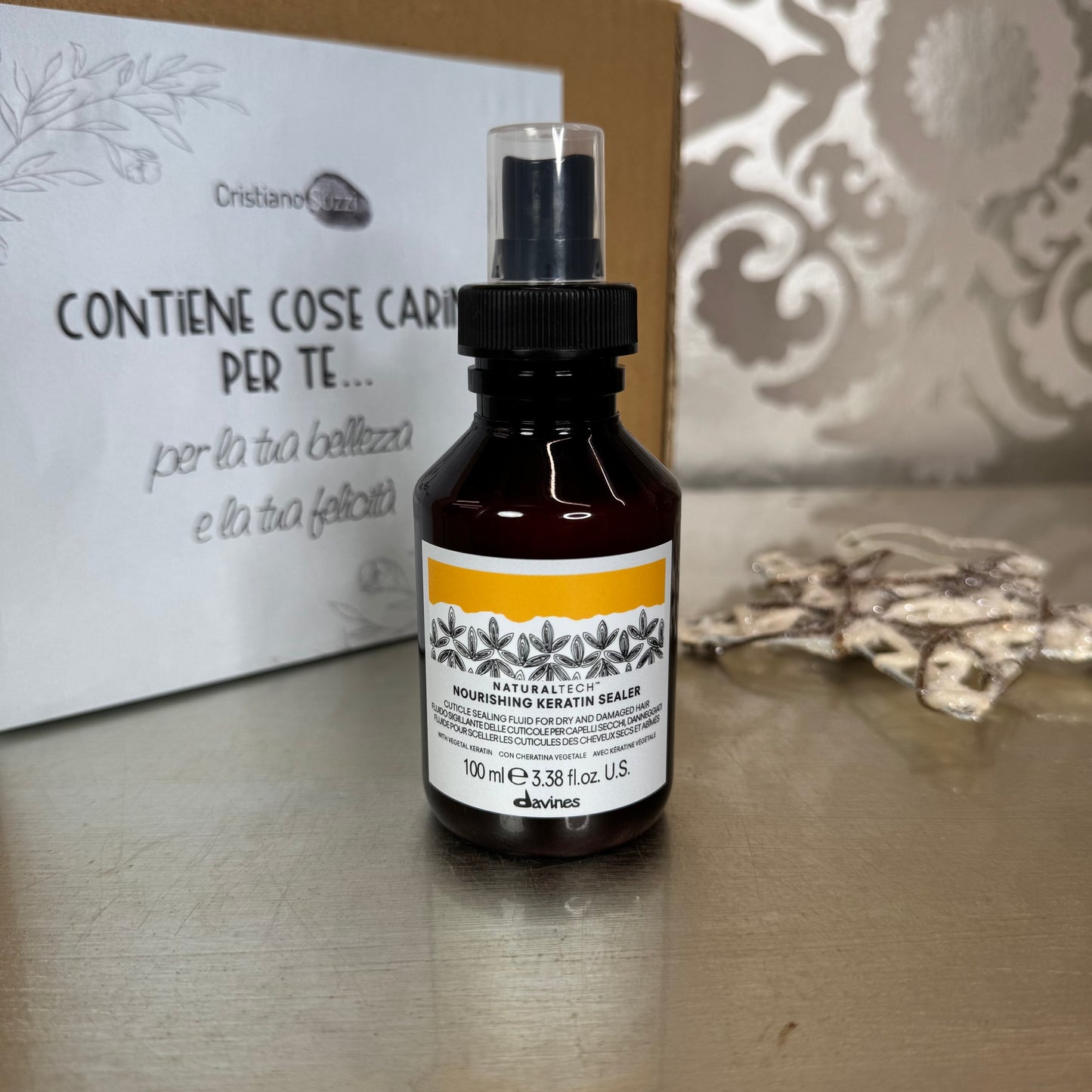 Kit Cheratina Vegetale con Spazzola Compresa